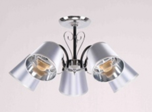 LVK 51068/5B CR+BK+BL люстра D60H36 5хЕ27х60W LVK 51068/5B CR+BK+BL люстра D60H36 5хЕ27х60W
