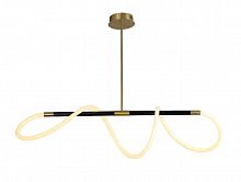 LVK A 1874 BK+GD подвес L1300H580 LED-30W 3 реж/свеч.2500-4500K