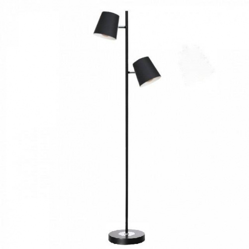 LVK TY-3069 BK торшер D22H160 2хЕ27х60W